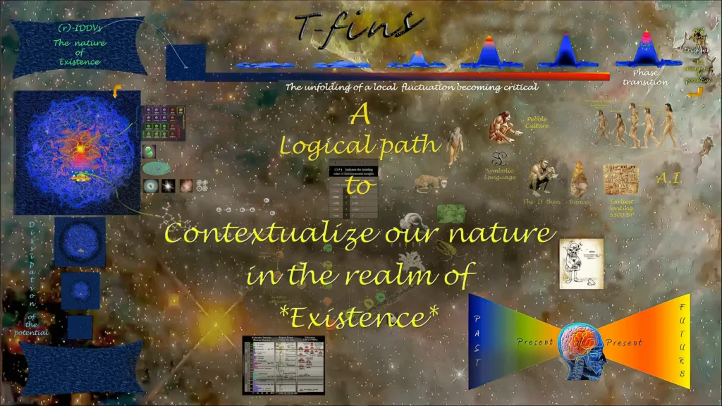 A logical analyses of our universe, The unfolding of a fluctuation becoming critical